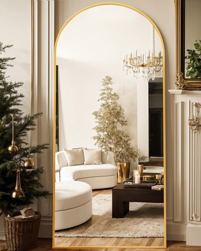 Antok 76" x34” Arched Full Length Mirror, Floor Mirror by AntokMirror