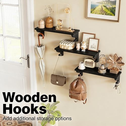 Alsonerbay 17-Inch Wood Floating Shelves - Image 4