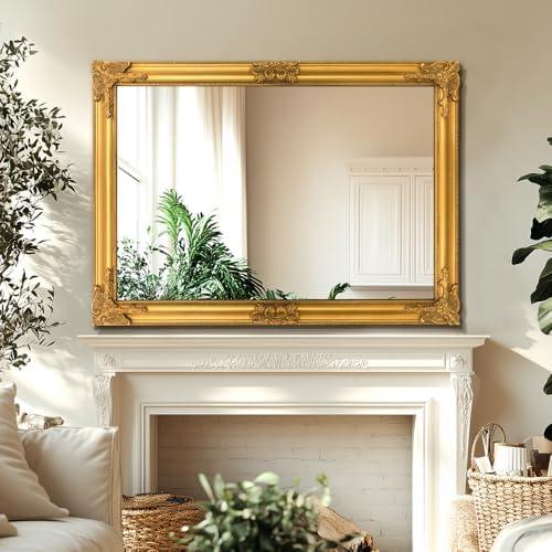TRAHOME Vintage Gold Mirror for Wall - Image 6