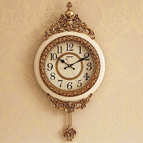 SHISEDECO 29.5" Large Vintage Antique Grandfather Pendulum WallClock - Image 2