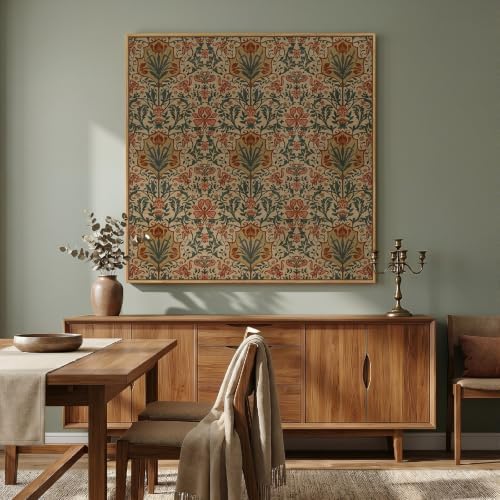 Extra Large Framed Vintage Retro Botanical Wall Art - Image 2