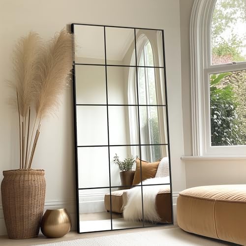 Delma Window Pane Full Length Mirror - Image 4