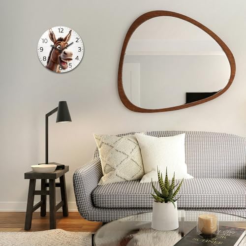 peacoblue Funny Donkey Wall Clocks Battery Operated - Image 5