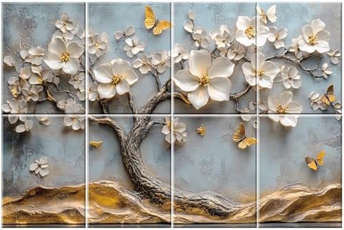 Decorative Acoustic Panels 8 Pack by Hiresc