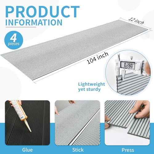 Art3d Fine Bar Design Slim Slat Wall Panel, 104 x 12 Inch - Image 6