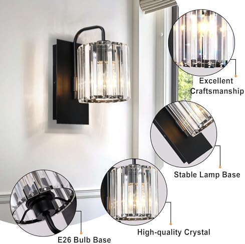 Wall Sconce, Crystal Wall Sconce - Image 6