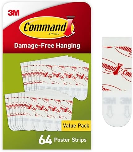 Command Poster Strips, 64 Strips by Command