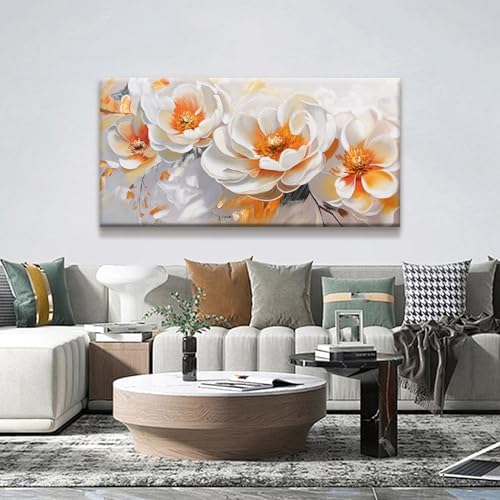 Suconvng Canvas Art Wall Decor Floral Wall Art - Image 4