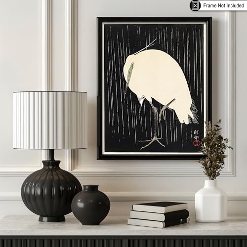 Poster Master Heron Standing in the Rain Poster - Image 3