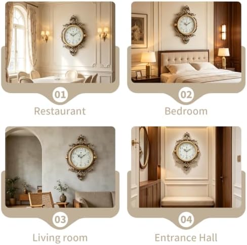 SIN&MI Vintage Retro Wall Clock - Image 5
