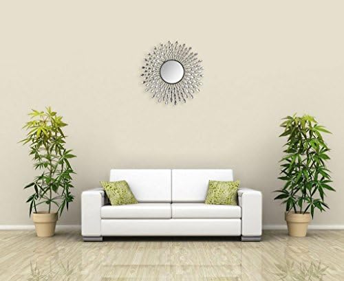 Lulu Decor, 23.50" Crystal Drop Wall Mirror - Image 3