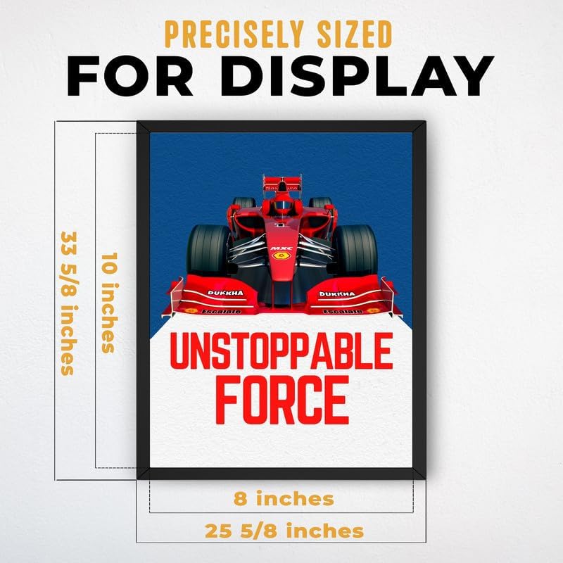 InkFlow Posters Racing Car Canvas Poster - Image 3