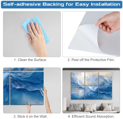 Decorative Acoustic Panels 6 Pack - Image 6