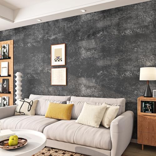 Livelynine Industrial Concrete Wallpaper - Image 5