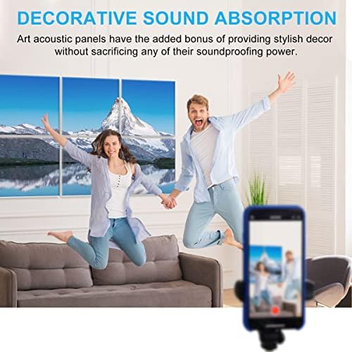 JBER Art Acoustic Panels 72" x 48", Sound Absorbing Wall Art, Matterhorn - Image 6