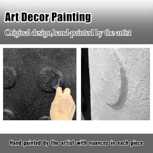 HUBOSKN Black And White Painting Wall Art - Image 5