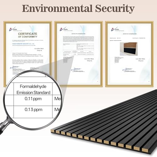 4 Pack Acoustic Wood Panels for Wall 47.24" x 23.81" Soundproof - Image 5