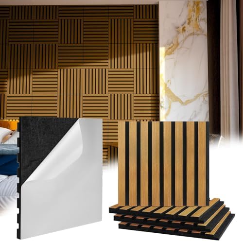 8 Pcs Wood Peel and Stick Panels by Geelin