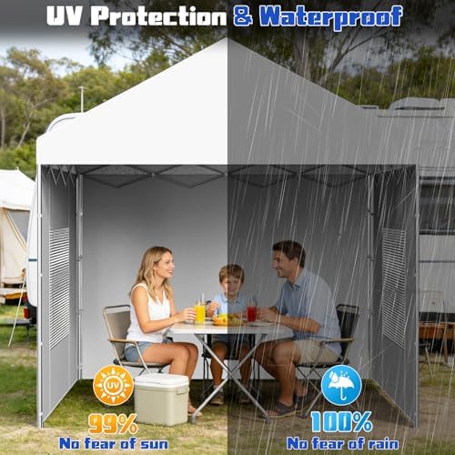 10x10 Canopy Sidewalls, UV Protection, Waterproof, Canopy Tent Accessories - Image 3
