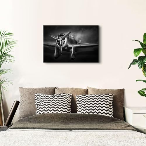 Airplane Canvas Wall Art for Men Bedroom - Image 3