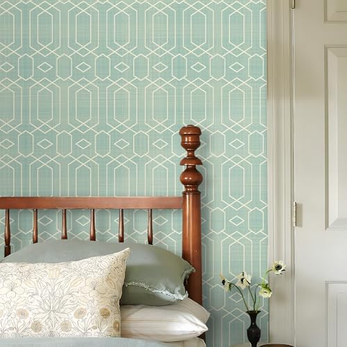 Livelynine 17.5x276 Sage Green Peel and Stick Wallpaper Bedroom Accent Wall - Image 5