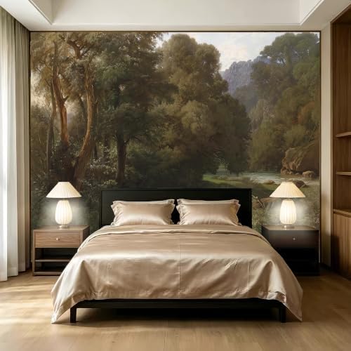 Classical realistic style natural landscape oil painting style self-adhesive by SIDIANYA