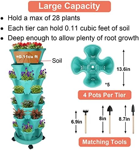 GameXcel Vertical Planter Tower - Image 5