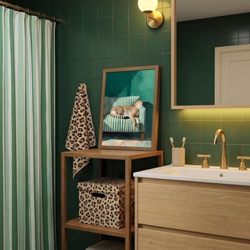 Sleepy Cheetah Canvas Wall Art Funny Animals Print Wall Decor Maximalist - Image 7