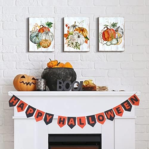 Pumpkin Decor Wall Art Halloween Themed Canvas Wall Decor - Image 2