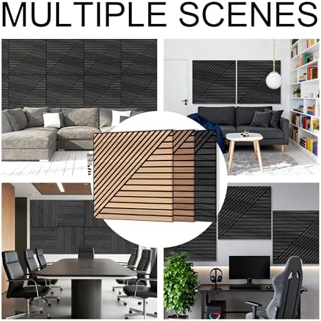 WoveN SounD Acoustic Wall Panels, 8 Pack, 23.6x23.6 in - Image 6