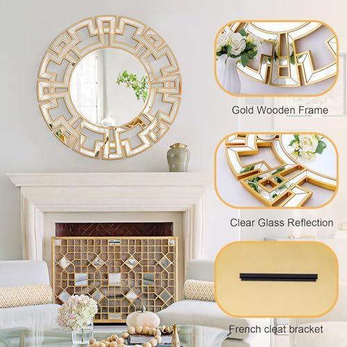 Chende Large Round Mirror - Image 3