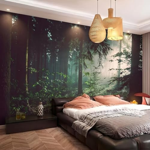 Deep in the Forest murals Woodland Tree Peel and Stick self Adhesive Wallpaper - Image 2