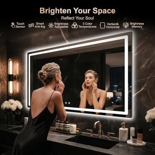 Delma 36x60 LED Bathroom Vanity Mirror - Image 2