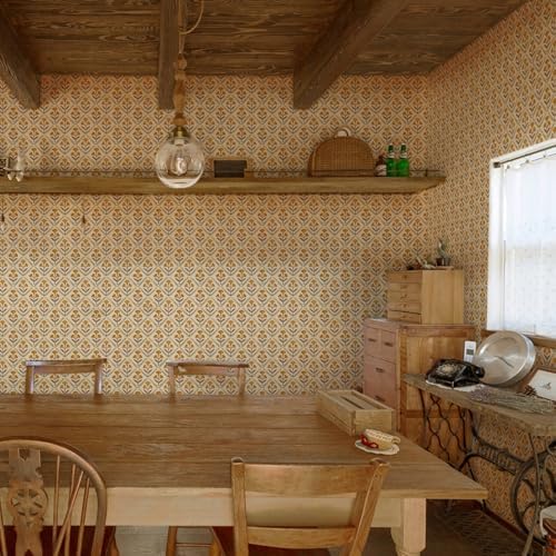 Dimoon 394"x17.3" Peel and Stick Wallpaper Floral Cute Contact Paper Vintage - Image 4