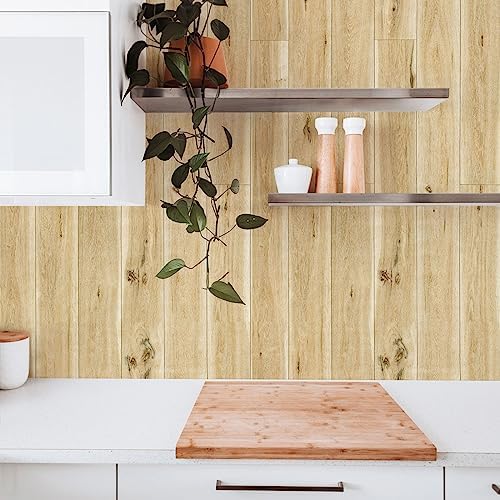 Yun-aeon Realistic Wood Peel and Stick Wallpaper 17.7"x1200" Contact Paper Wood - Image 7