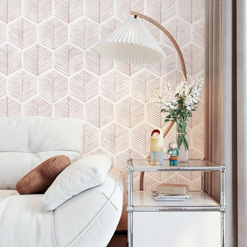 MelunMer Modern Peel and Stick Wallpaper Boho Contact Paper 17.3''×276'' - Image 6