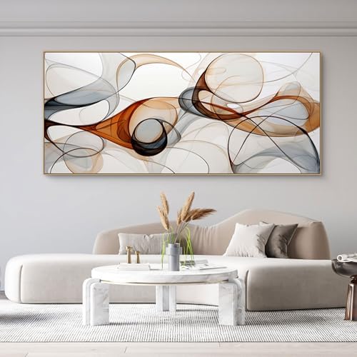 KLAKLA Framed Oversized Abstract Wall Art - Image 4