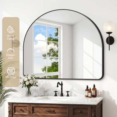 GLASHOM Arched Bathroom Vanity Mirror - Image 3