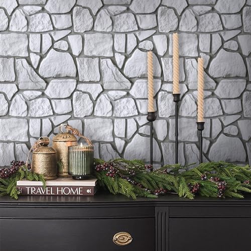 COMSTICKC 3D Faux Stone Wall Panels Peel and Stick - Image 2