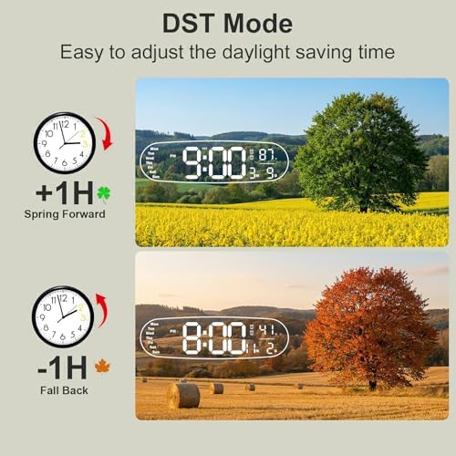 ANALOI Large Digital Wall Clock - Image 6