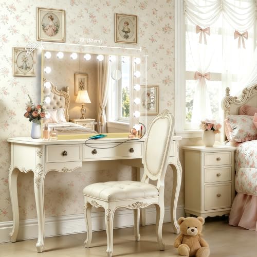 Ratsamee Gold Hollywood Vanity Mirror - Image 2