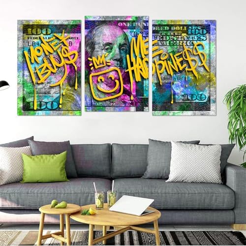 Yatsen Bridge 3 Panels Dollar Wall Art - Image 3