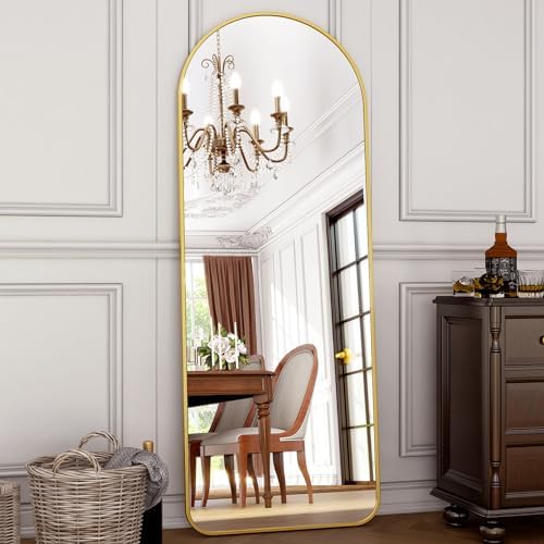 HARRITPURE 64"x21" Arched Full Length Mirror Floor Mirrors by HARRITPUREHome