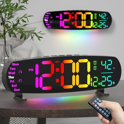 ANALOI Digital Wall Clock, 14.4 Inch Large Display by ANALOI