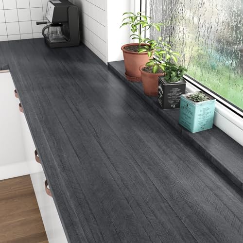 WESTICK Large Wood Contact Paper Peel and Stick Countertops Waterproof 36" x - Image 2