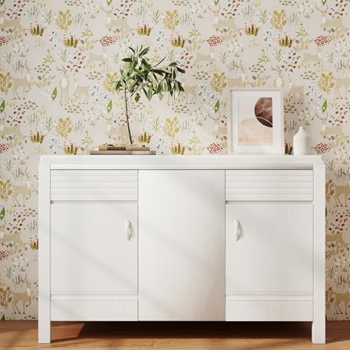 Vinjiasin Deer Nursery Peel and Stick Wallpaper, Cute Baby Room Vinyl Wall - Image 5