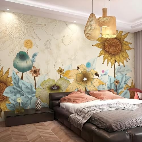 European Oil Painting, Flowers and Plants murals Woodland Tree Peel and Stick - Image 2