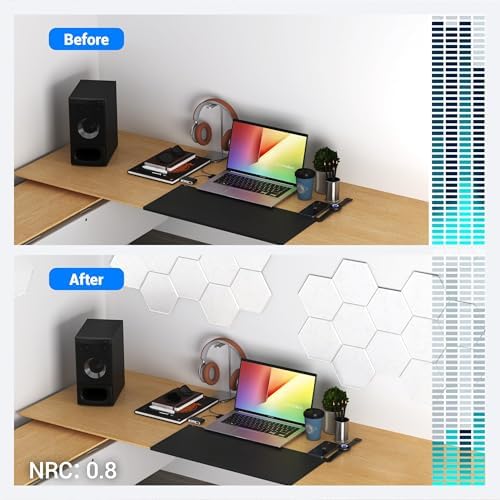Acoustic Panels, Magrowill 12-Pack Soundproof Wall Panels 12 X 10 X 0.4 Inches - Image 5