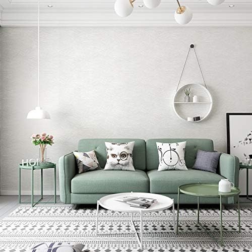 Cohoo Home White Wallpaper Peel and Stick Contact Paper White Silk15.7×197” - Image 2
