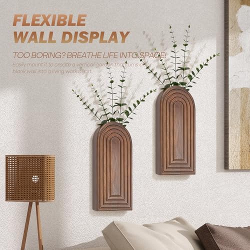 EOSAHR Rustic Wall Vase: Wall Planter - Image 5